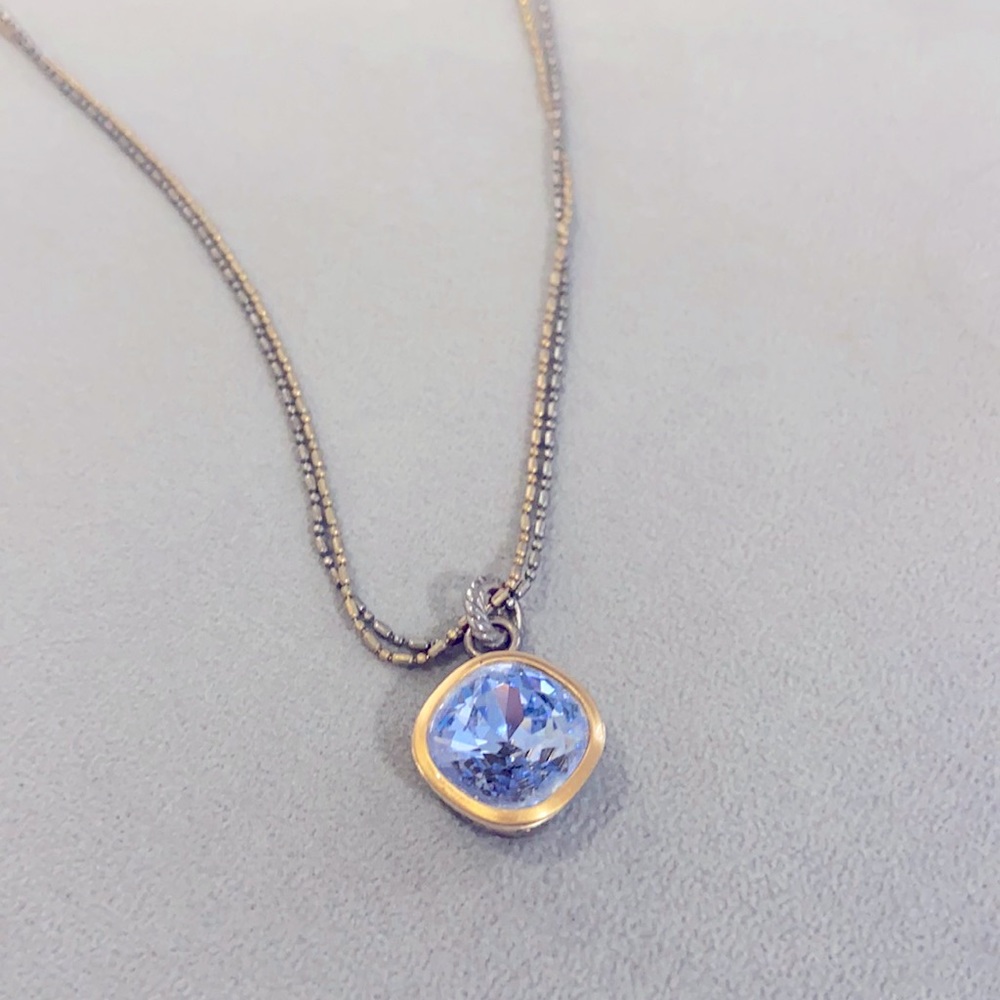 Brighton blue stone pendant necklace